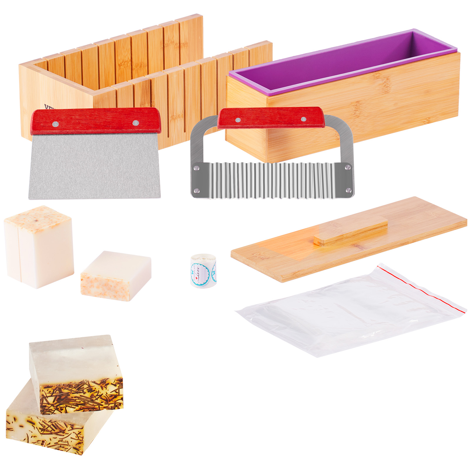 Candle X - VEVOR Soap Making Kit Bamboo Cutting