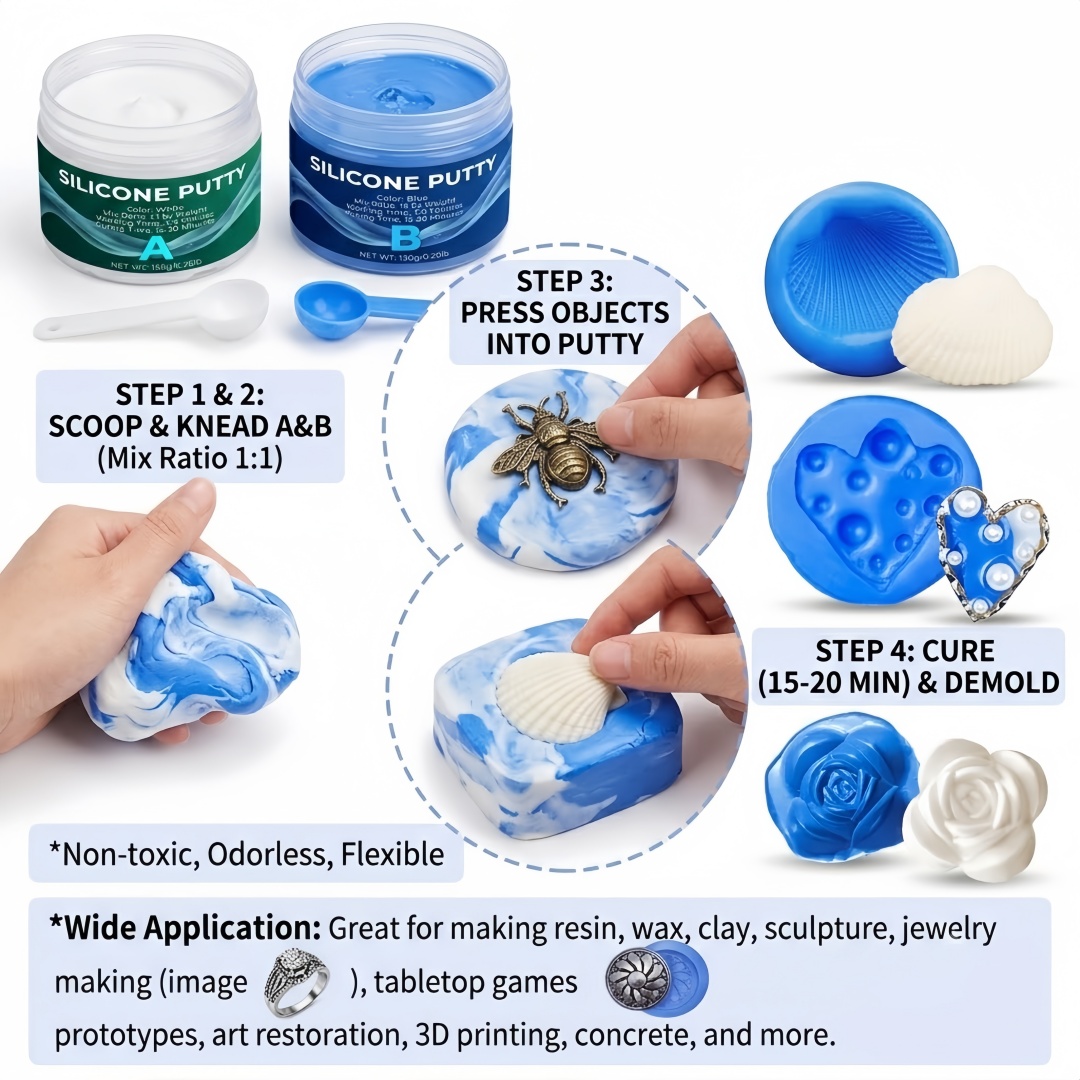 Silicone Putty Mold Making Sup - Candle Making Ideas review and price