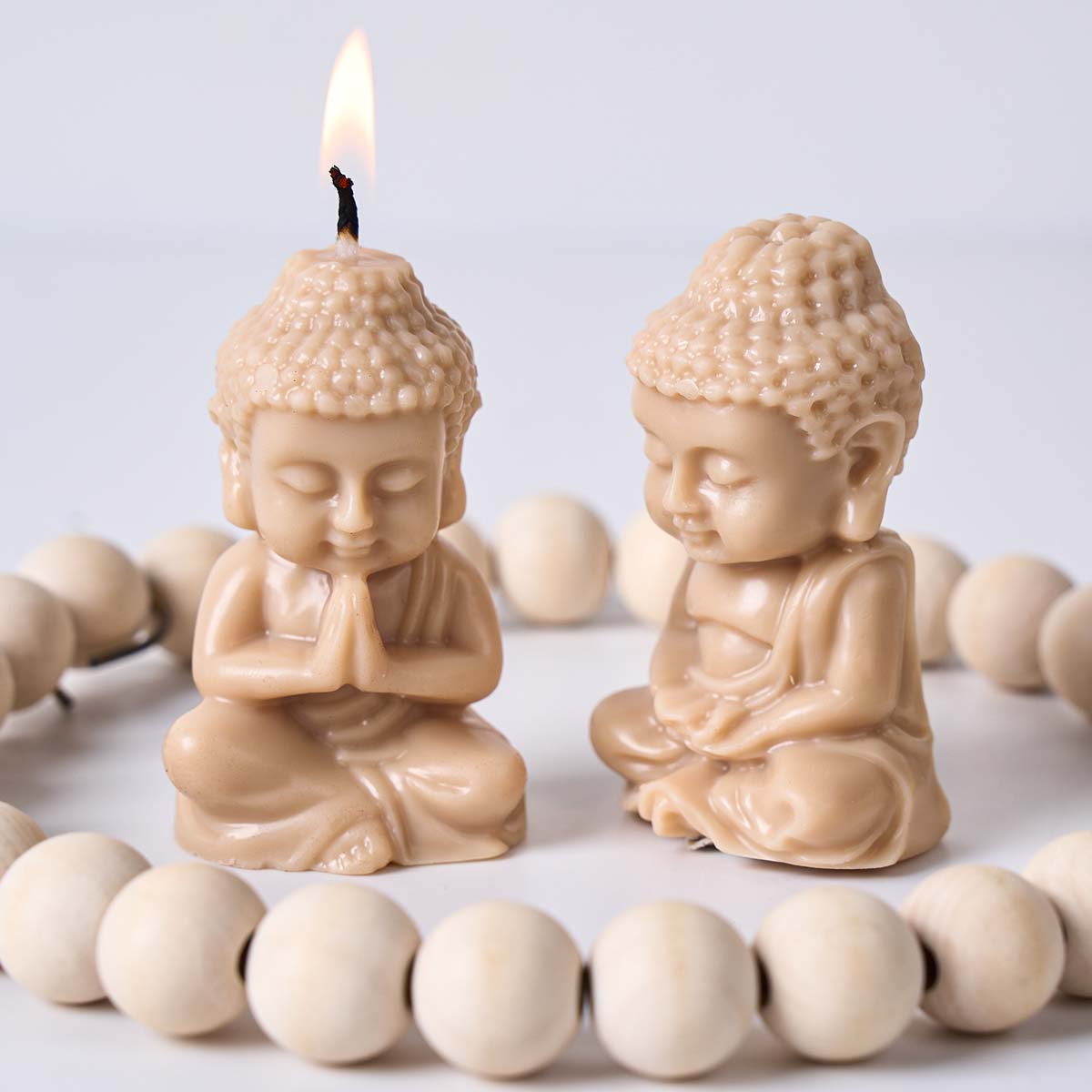 3D Buddha Silicone Candle Mold - Candle Making Process review and price