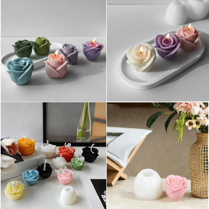 2Only3DRose silicone mold，Used - Candle Making Process review and price