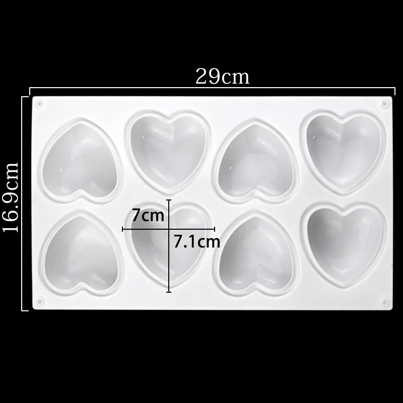 Love Heart Silicone Soap Mold  - Candle Making Ideas review and price