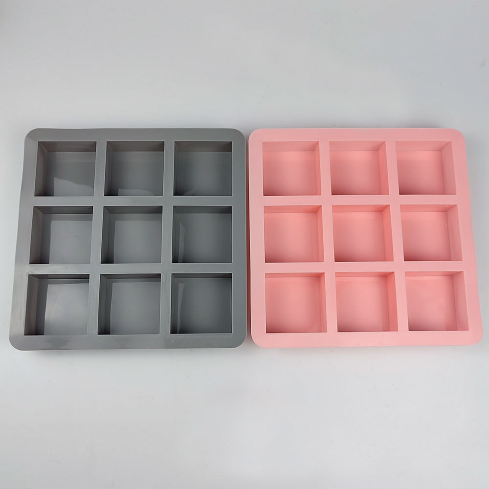 9 Hole Square Silicone Soap Mo - Candle Making Process review and price
